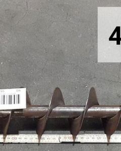 Augerthread 102mm 1.0m for tube auger M102 red. M&M